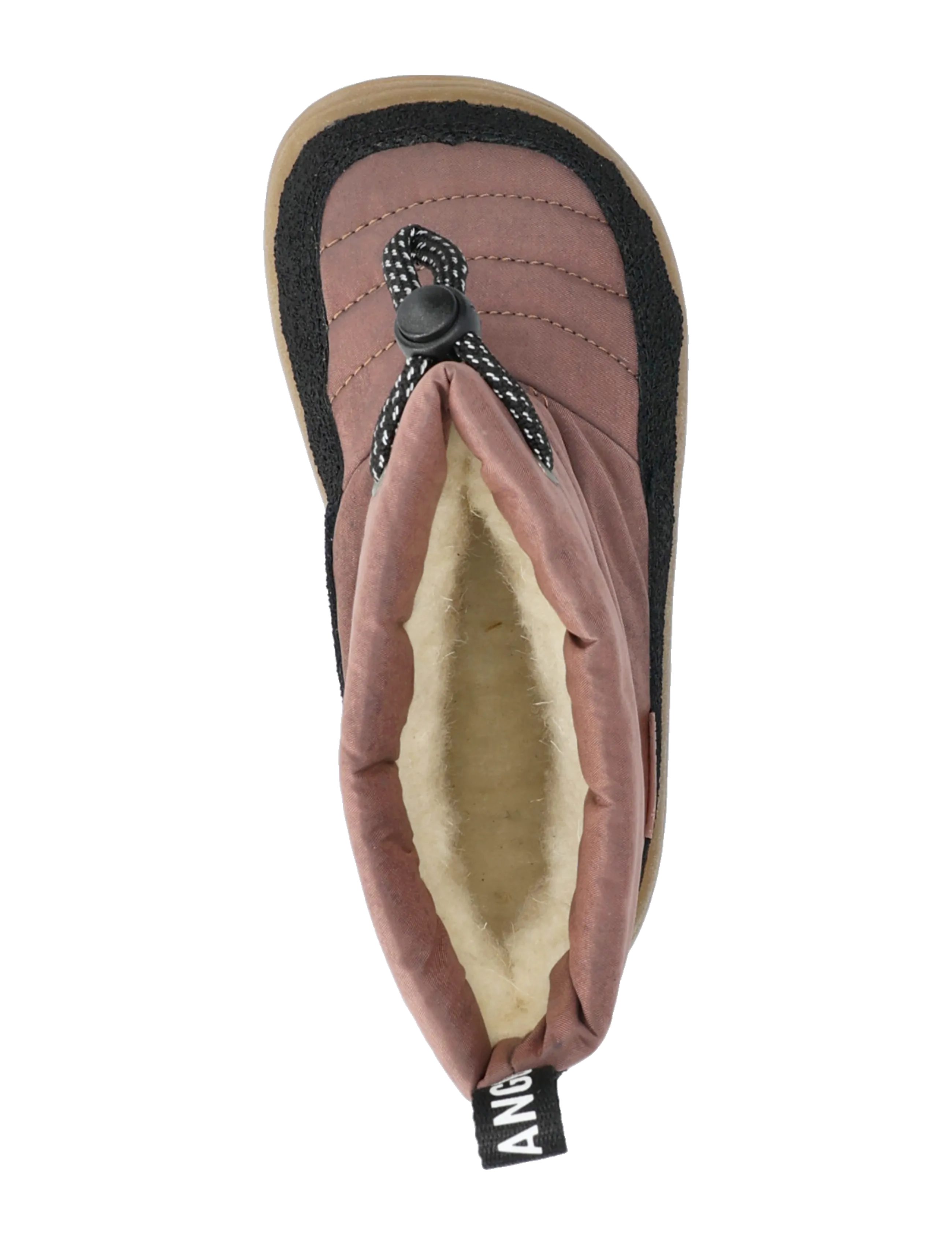 ANGULUS - Boots - flat - vinterstövlar - 1321/3942 black/dusty rouge - 3