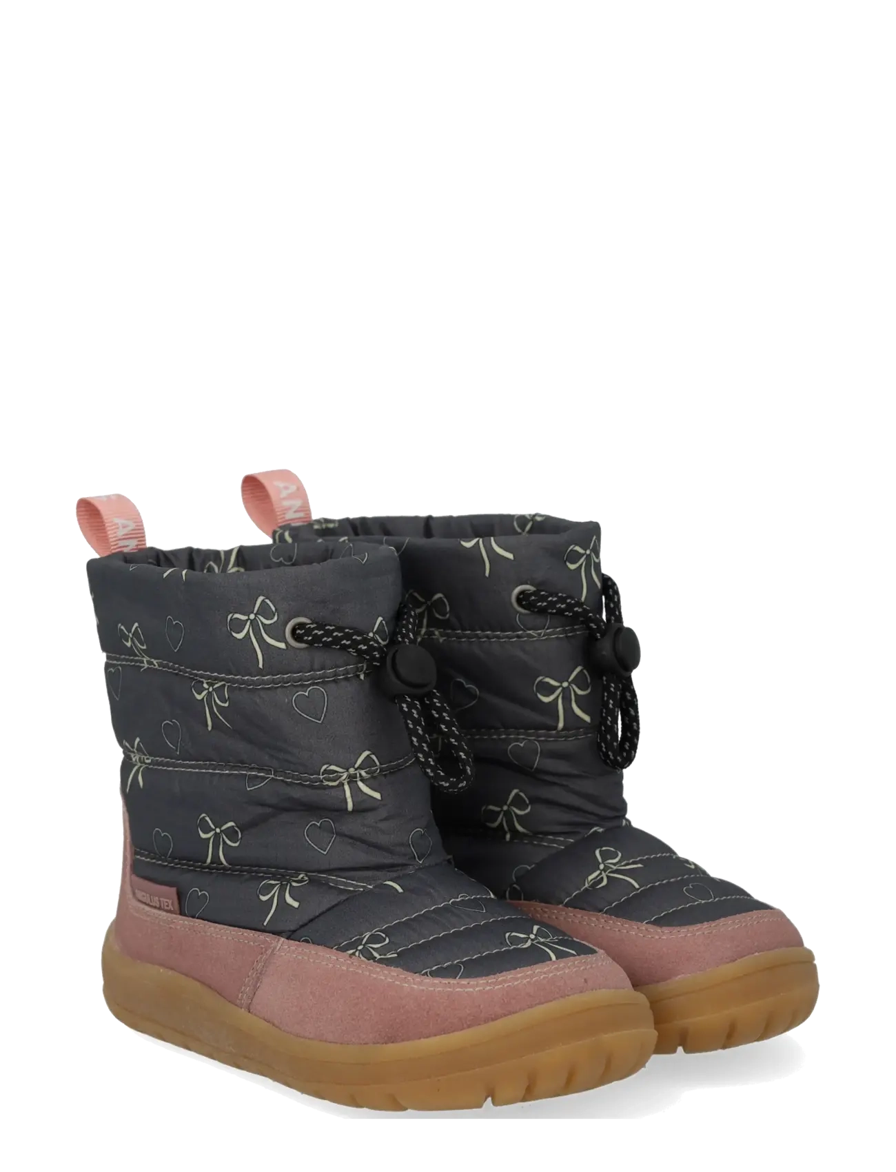 ANGULUS Boots - flat - ANGULUS - 3331/3938 DUSTY MAUVE/ROMANCIN / blue
