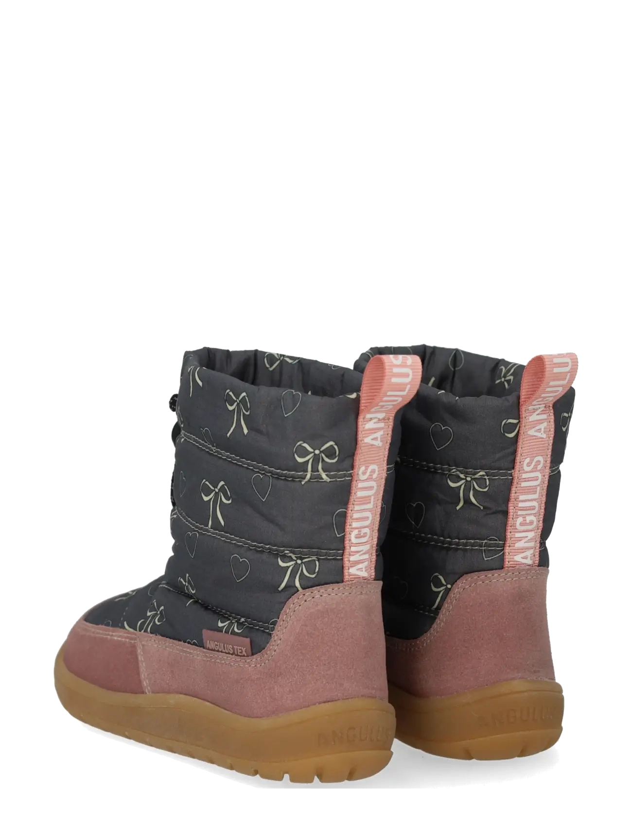 ANGULUS - Boots - flat - talvesaapad - 3331/3938 dusty mauve/romancin - 2