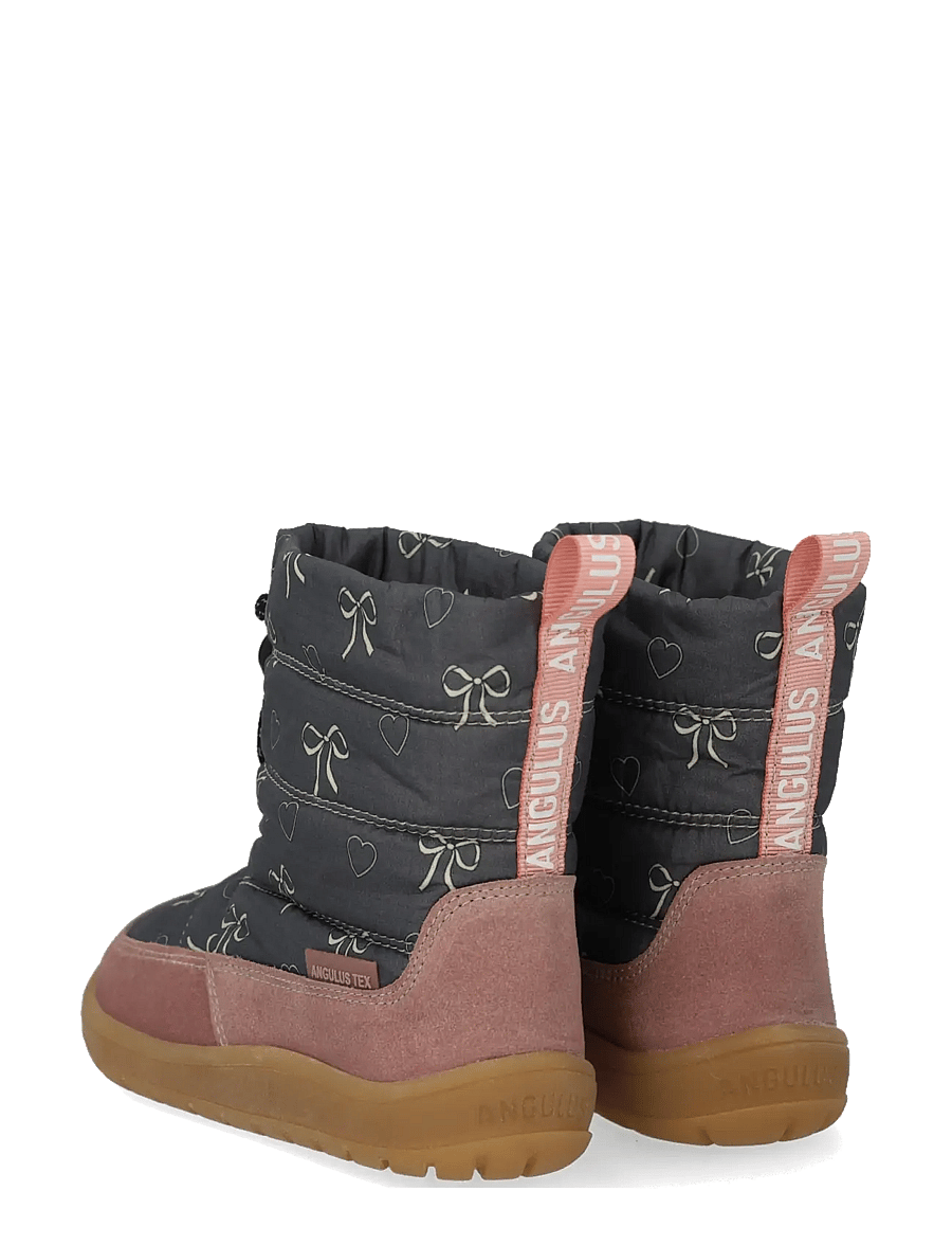 ANGULUS - Boots - flat - winterstiefel - 3331/3938 dusty mauve/romancin - 2