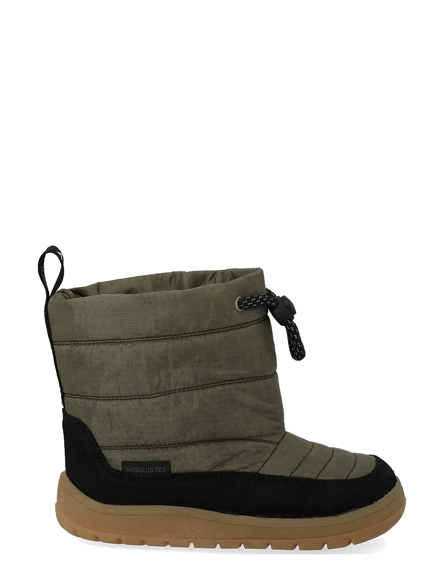 ANGULUS - Boots - flat - winterstiefel - 2100/3322 black/olive recycled - 1