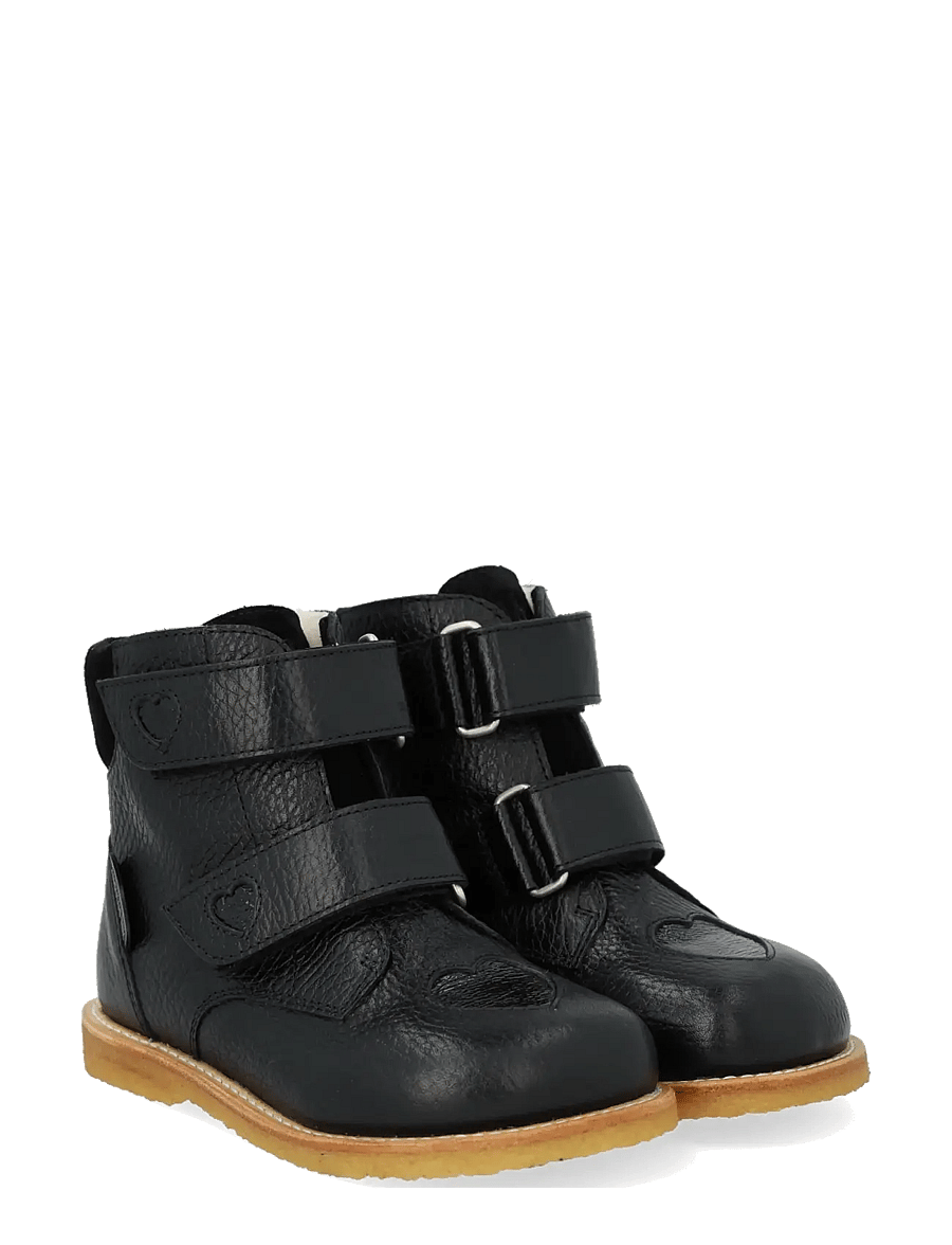 ANGULUS - Boots - flat - with velcro - winterstiefel - 2504/1310/1163 black/black/bla - 0