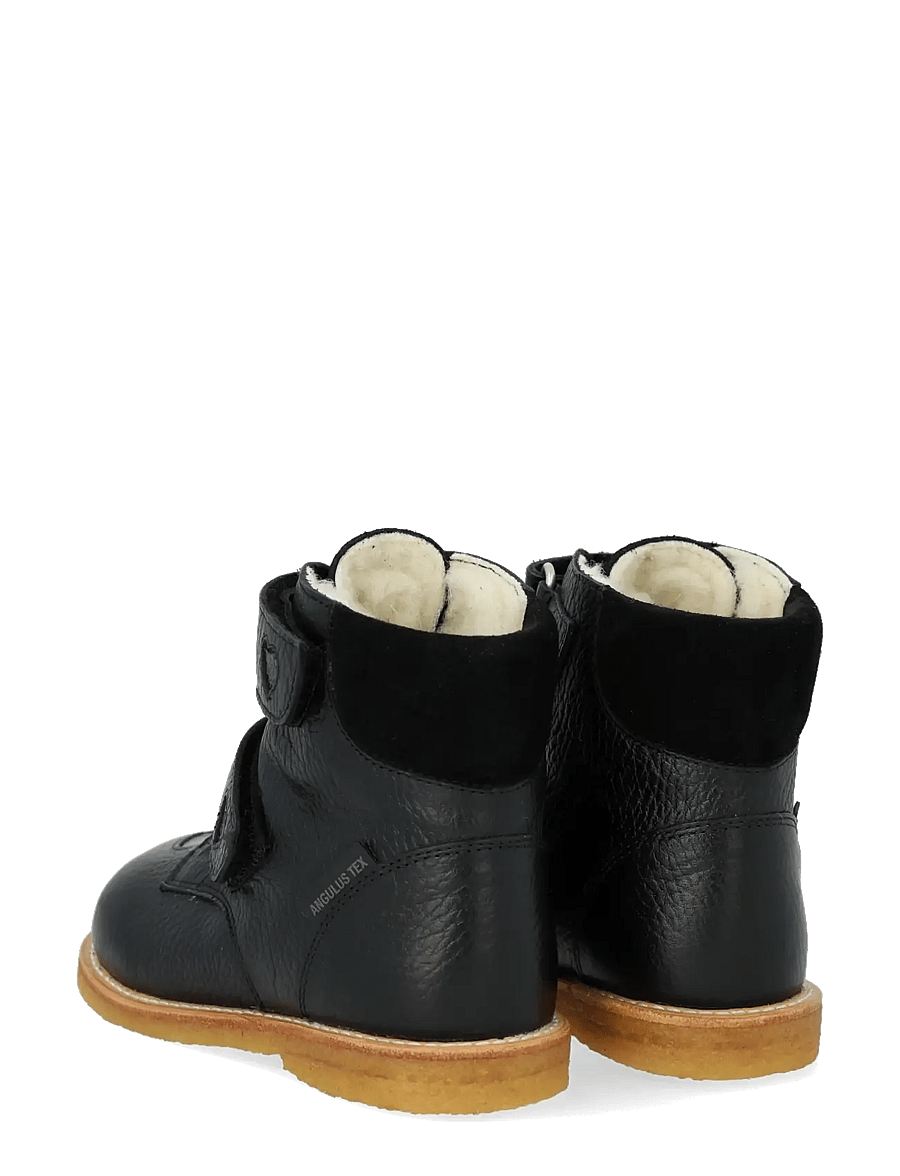 ANGULUS - Boots - flat - with velcro - winterstiefel - 2504/1310/1163 black/black/bla - 2