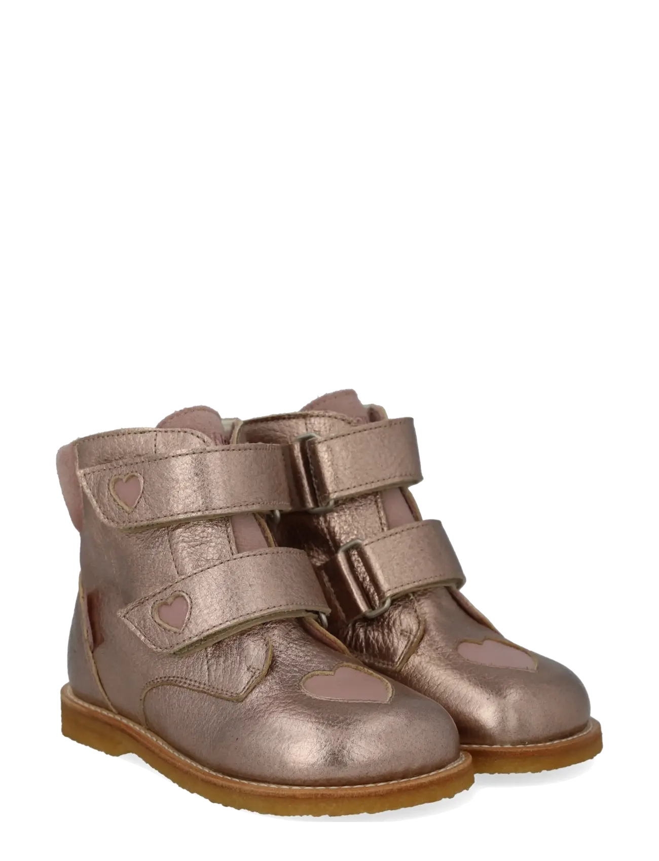 ANGULUS Boots - flat - with velcro - Jalanõud - 3904/1387/3233 ROSE COPPER/ROS / pink/rose