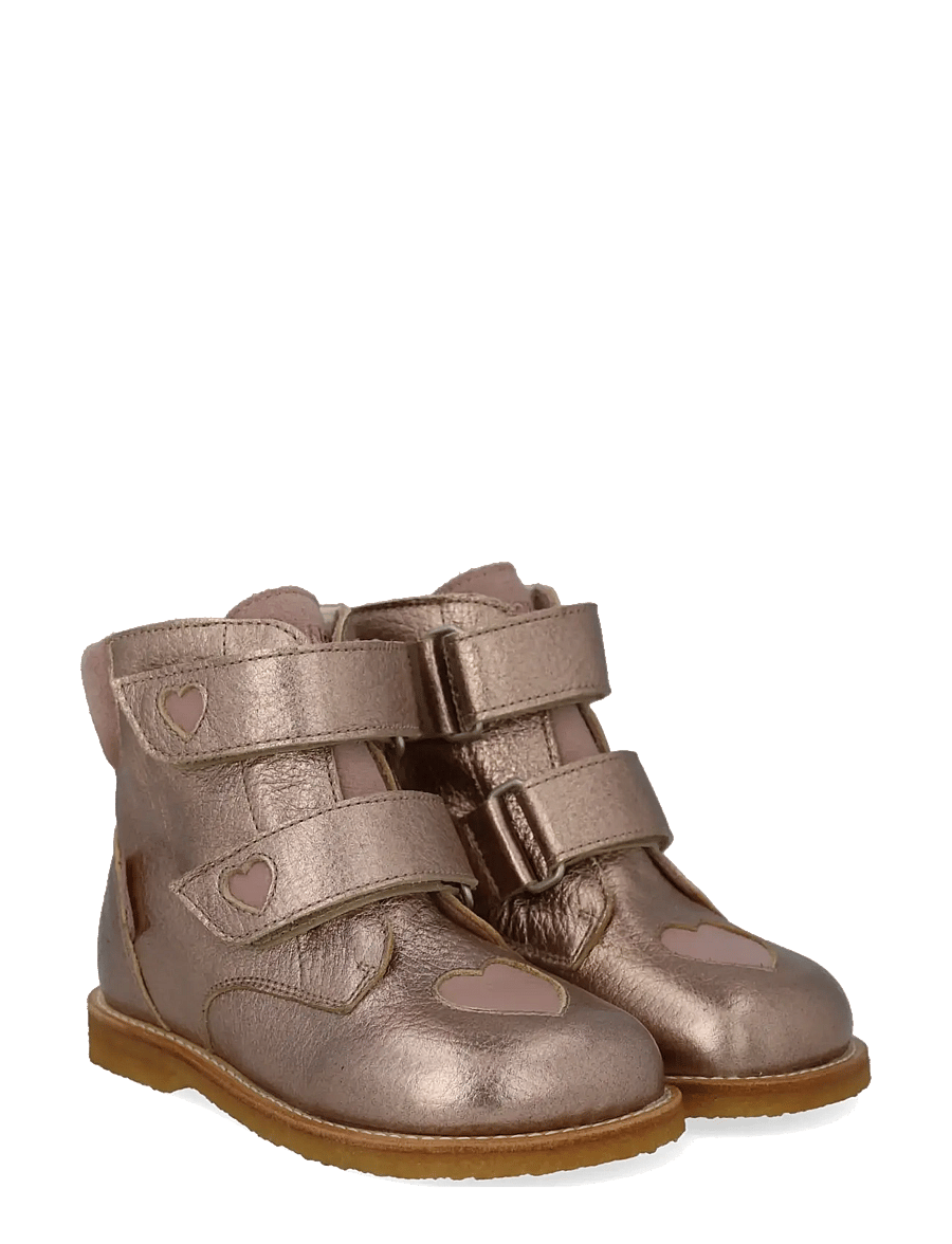 ANGULUS - Boots - flat - with velcro - vinterstövlar - 3904/1387/3233 rose copper/ros - 0