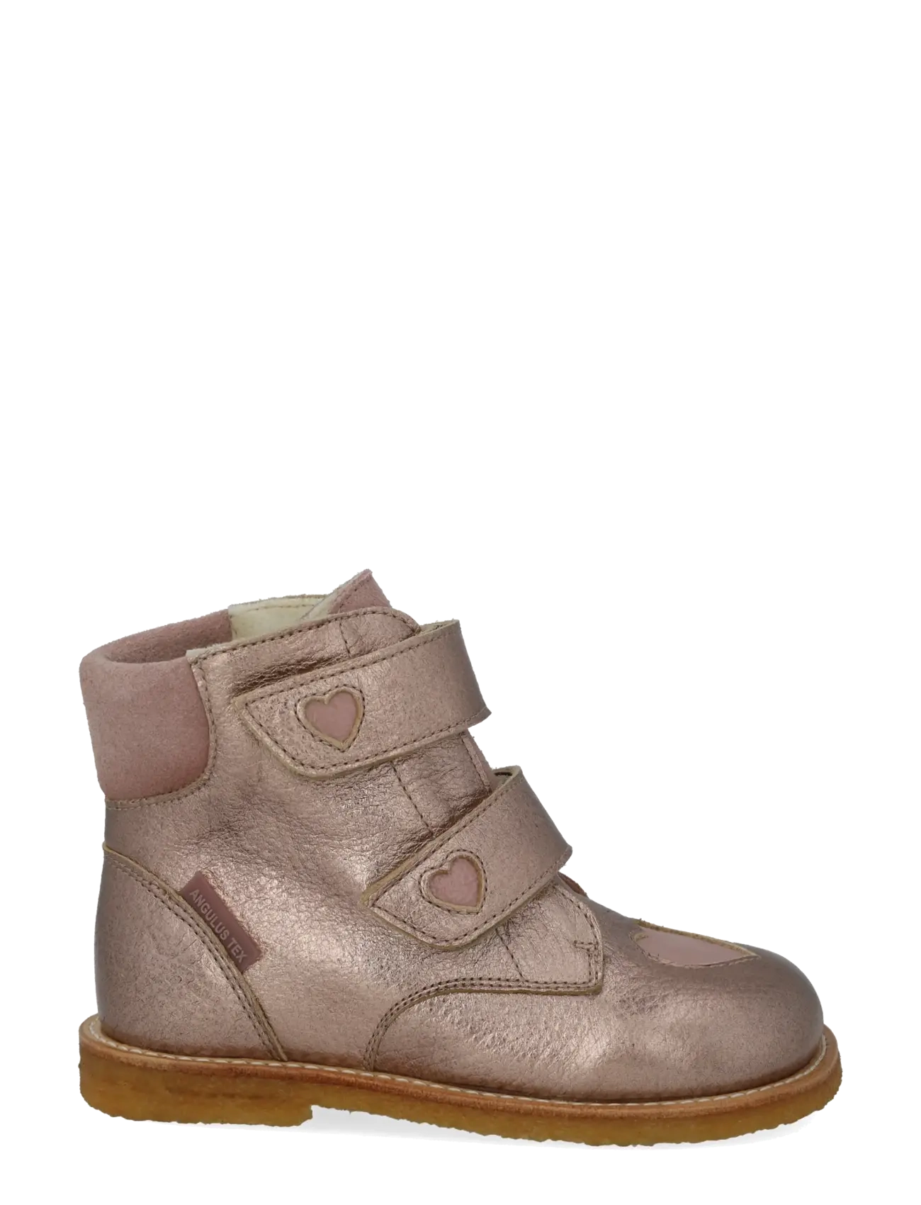 ANGULUS - Boots - flat - with velcro - talvesaapad - 3904/1387/3233 rose copper/ros - 1