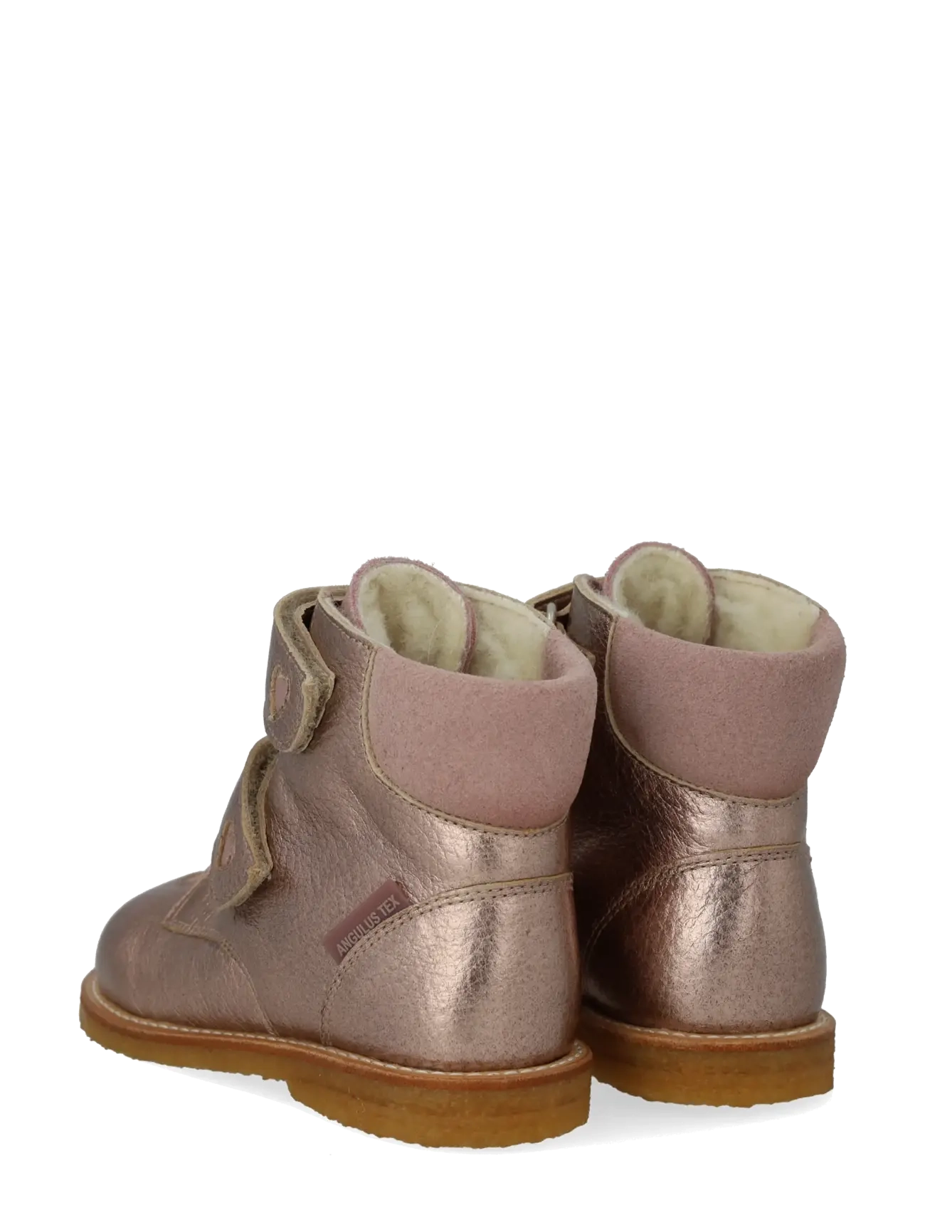 ANGULUS - Boots - flat - with velcro - talvesaapad - 3904/1387/3233 rose copper/ros - 2