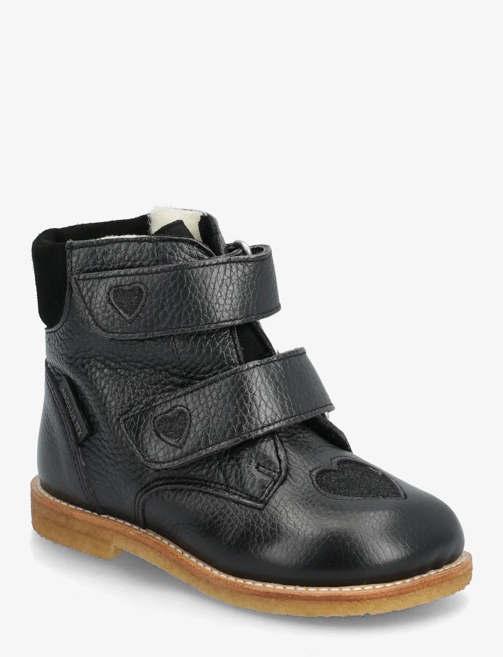 ANGULUS - Boots - flat - with velcro - kingad - 1933/3605/1163 black/black gli - 0