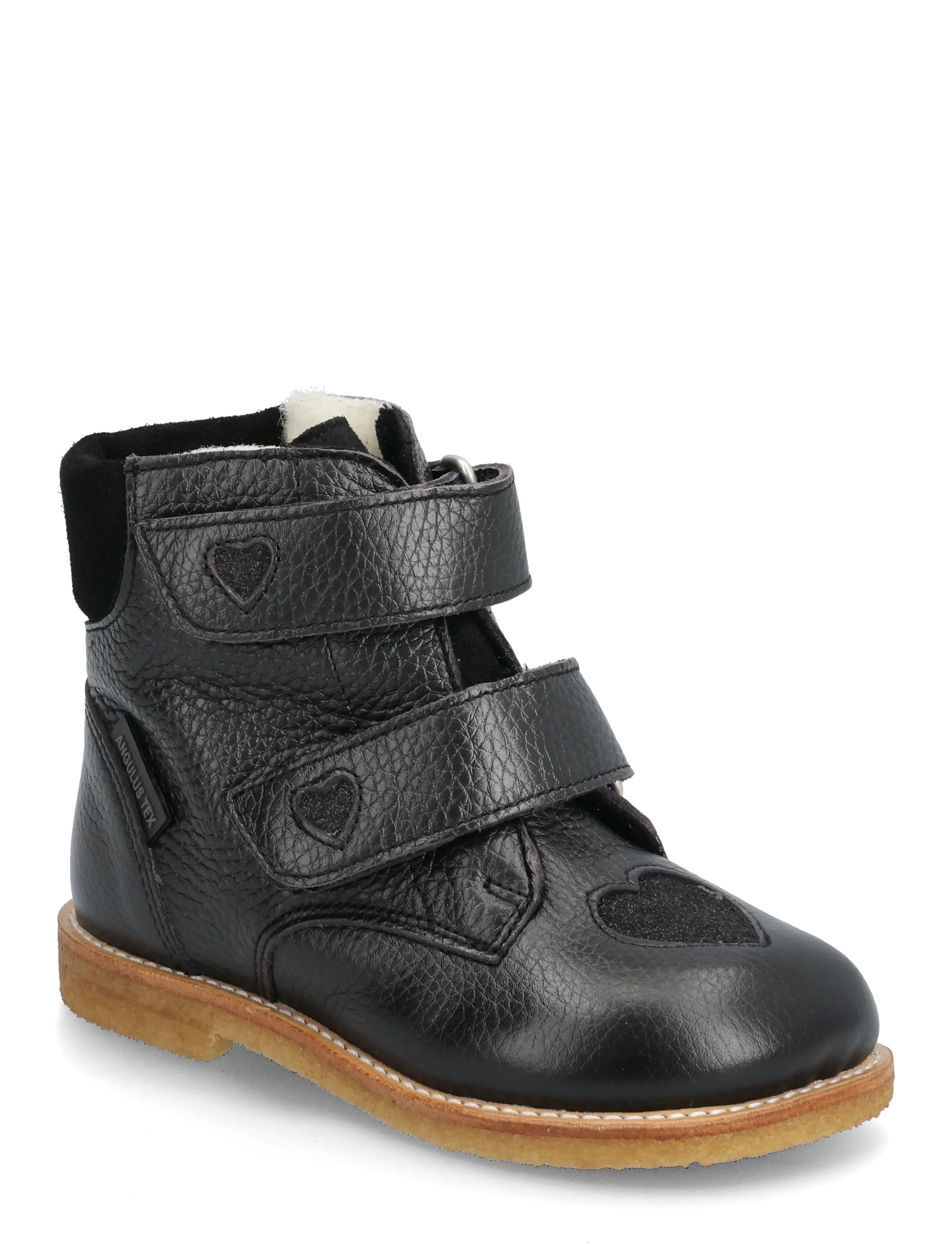 ANGULUS Boots - flat - with velcro - Stövlar & Kängor - 1933/3605/1163 BLACK/BLACK GLI / black
