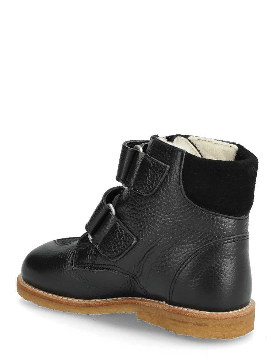 ANGULUS - Boots - flat - with velcro - skor - 1933/3605/1163 black/black gli - 2