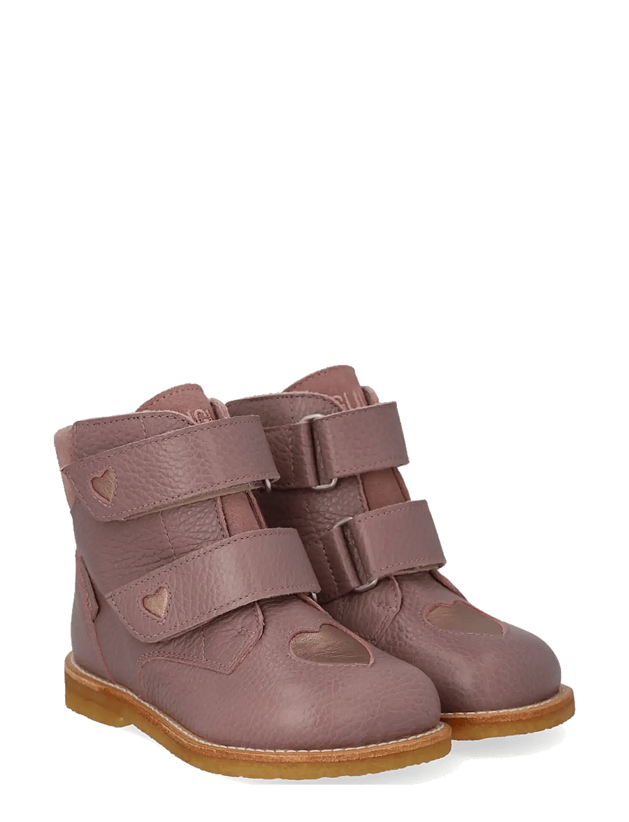 ANGULUS - Boots - flat - with velcro - winterstiefel - 3255/3905/3233 faded rose/rose - 1