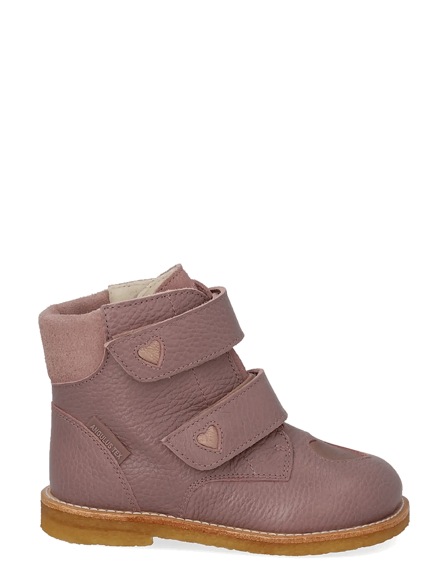 ANGULUS - Boots - flat - with velcro - winterstiefel - 3255/3905/3233 faded rose/rose - 2
