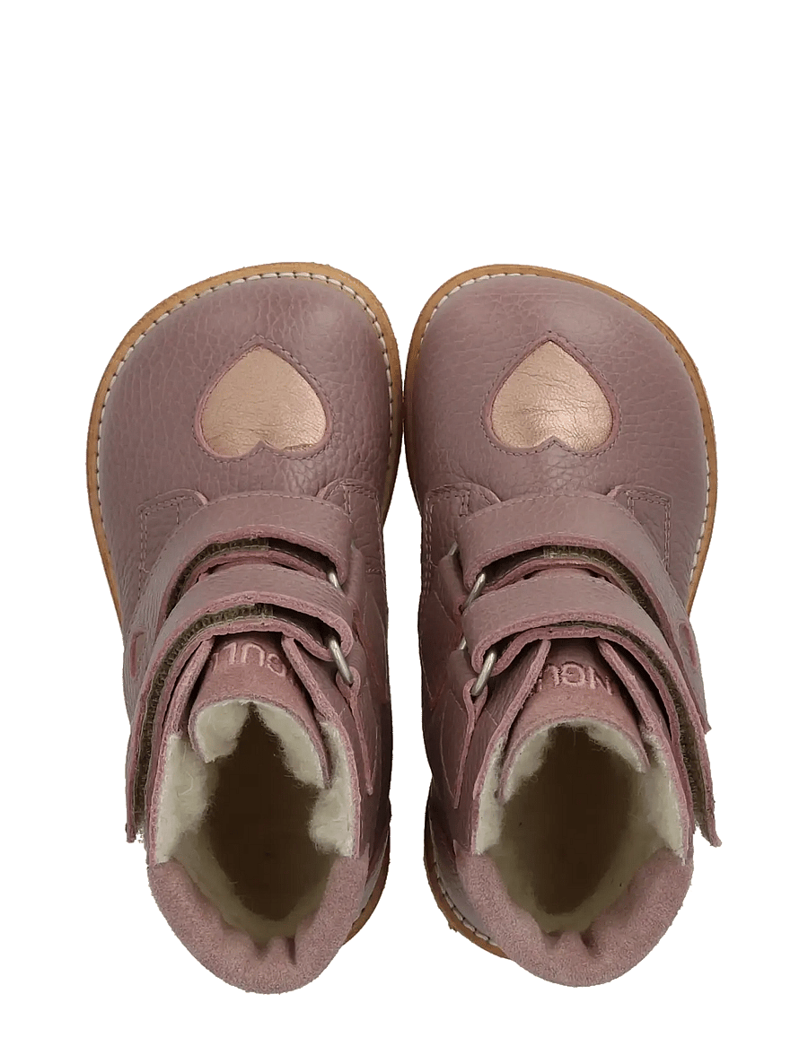 ANGULUS - Boots - flat - with velcro - winterstiefel - 3255/3905/3233 faded rose/rose - 4