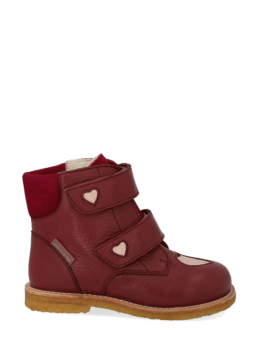 ANGULUS - Boots - flat - with velcro - winterstiefel - 3253/3282/2739 berry/rosebud/b - 1