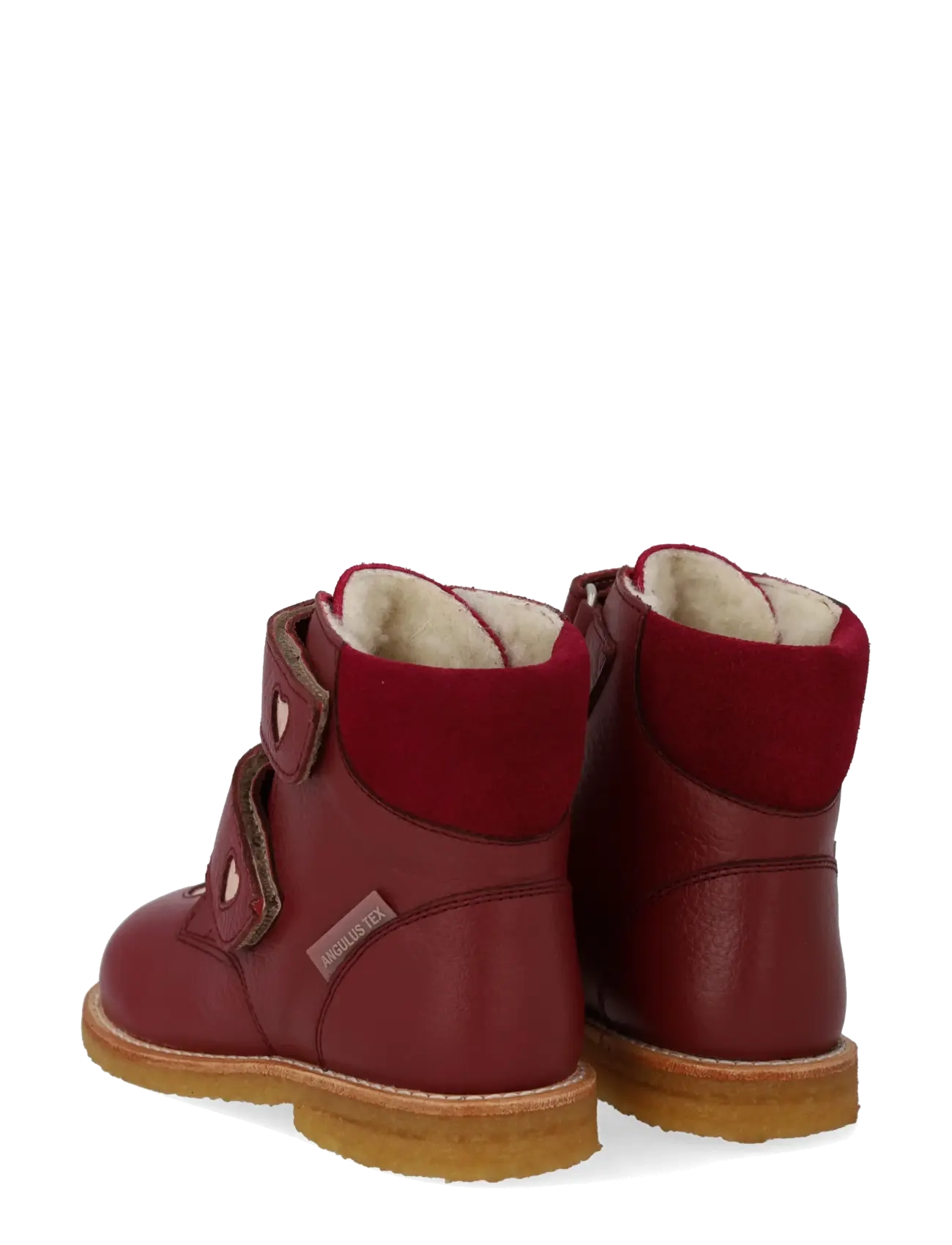 ANGULUS - Boots - flat - with velcro - talvesaapad - 3253/3282/2739 berry/rosebud/b - 2