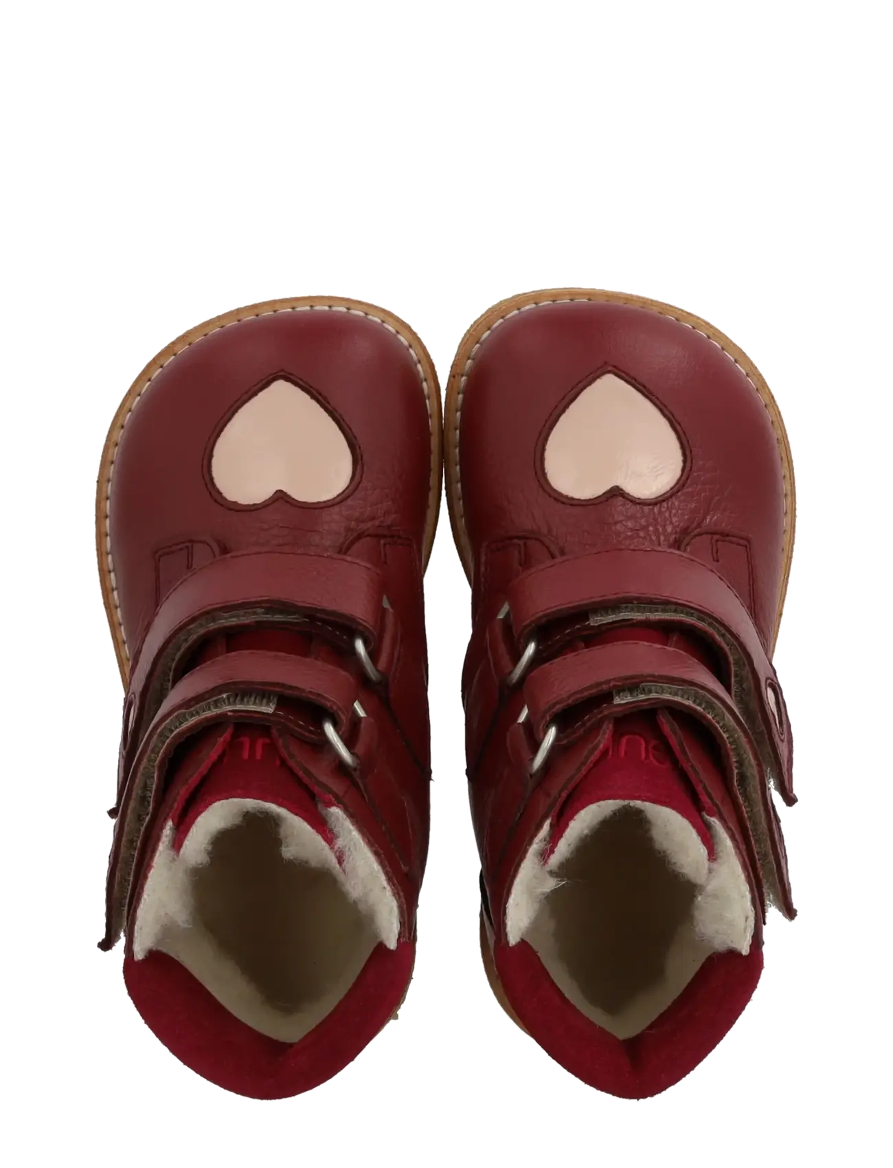 ANGULUS - Boots - flat - with velcro - talvesaapad - 3253/3282/2739 berry/rosebud/b - 3