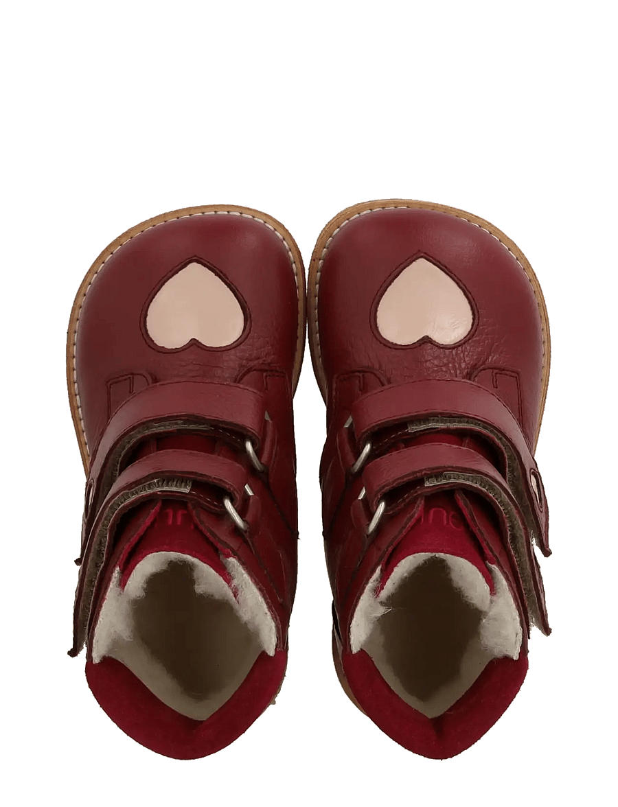 ANGULUS - Boots - flat - with velcro - winterstiefel - 3253/3282/2739 berry/rosebud/b - 3