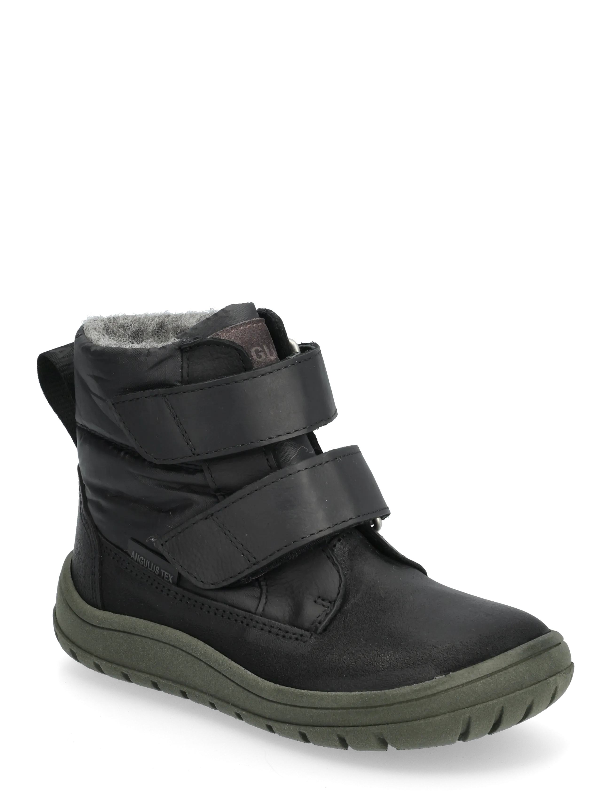 ANGULUS Boots - flat - with velcro - Vinterstøvler - 2100/1652/3320/1772 BLACK/DARK / black
