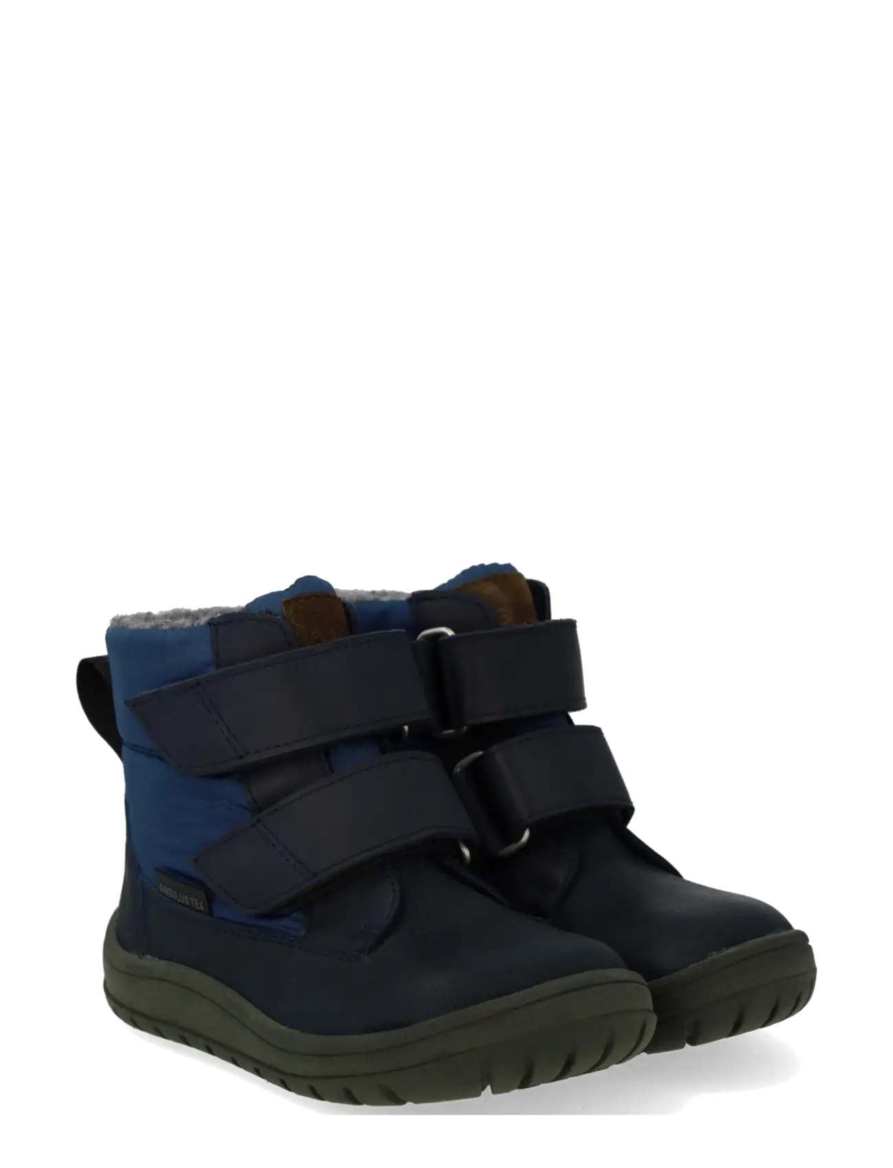 ANGULUS Boots Flat With Velcro, Flade Velcro Støvler, Navy, Str: 31