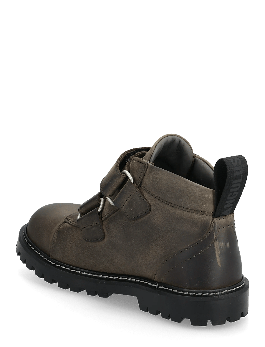ANGULUS - Shoes - flat - with velcro - stövlar & kängor - 1764 dark olive - 2