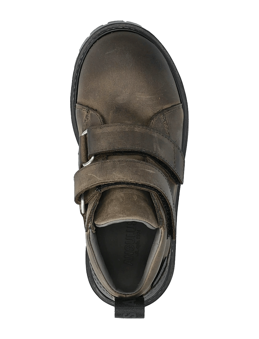 ANGULUS - Shoes - flat - with velcro - stövlar & kängor - 1764 dark olive - 3