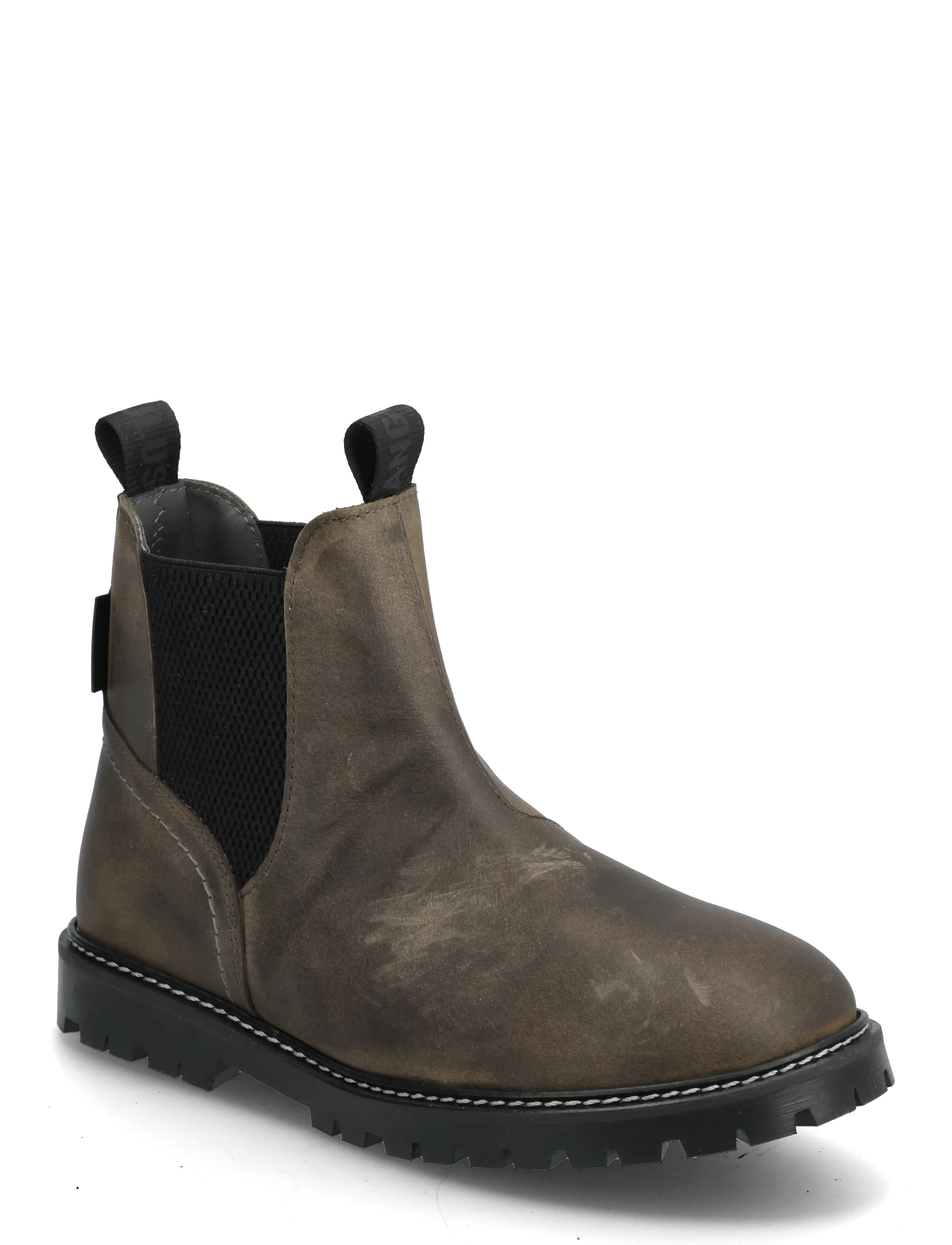ANGULUS Booties - Flach - With Elastic Khaki - 33 - Kinder