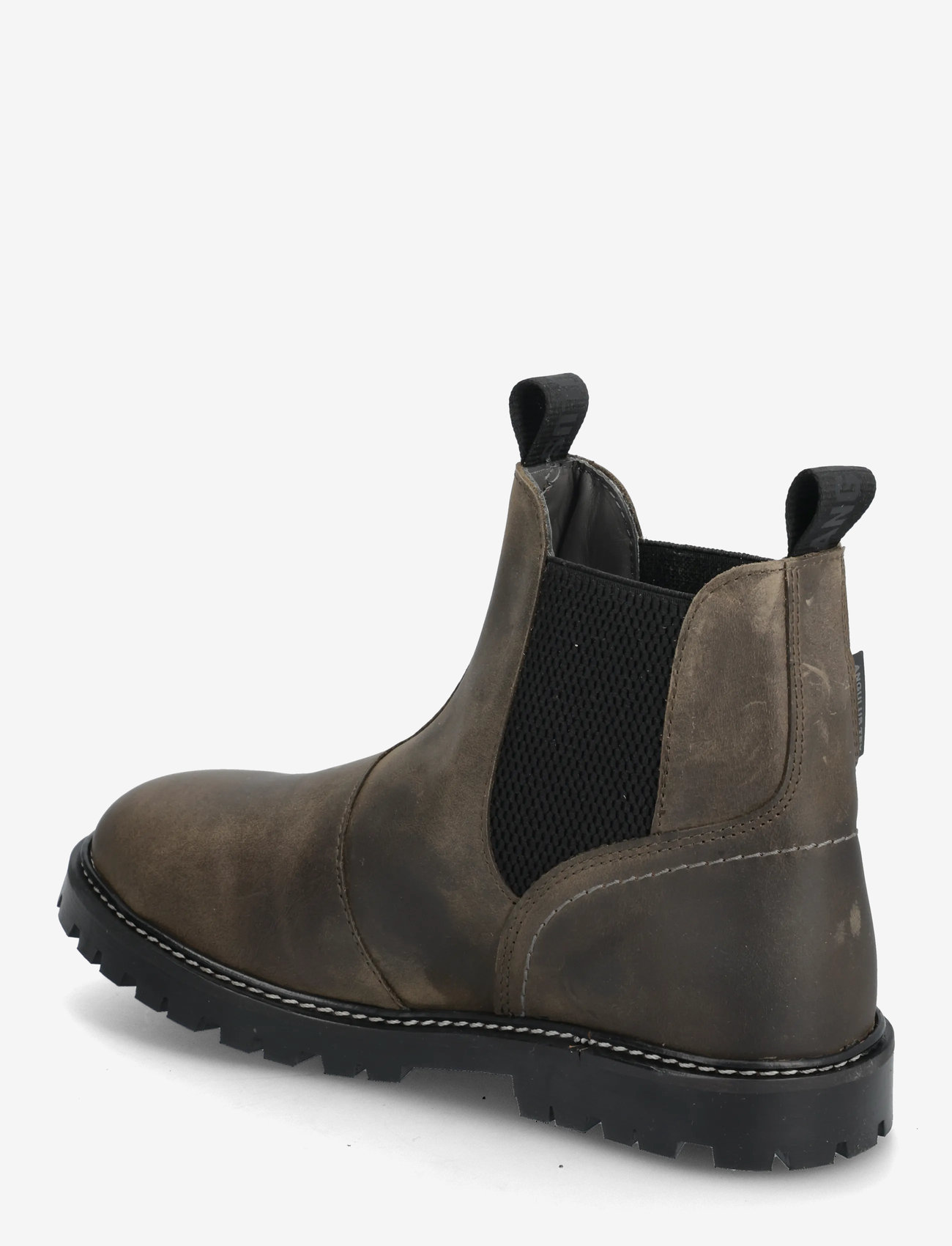 ANGULUS - Booties - flat - with elastic - kängor - 1764/053 dark olive/black elas - 2