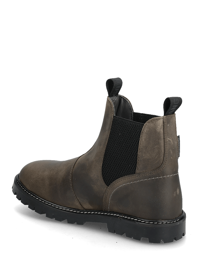 ANGULUS - Booties - flat - with elastic - stiefel - 1764/053 dark olive/black elas - 3