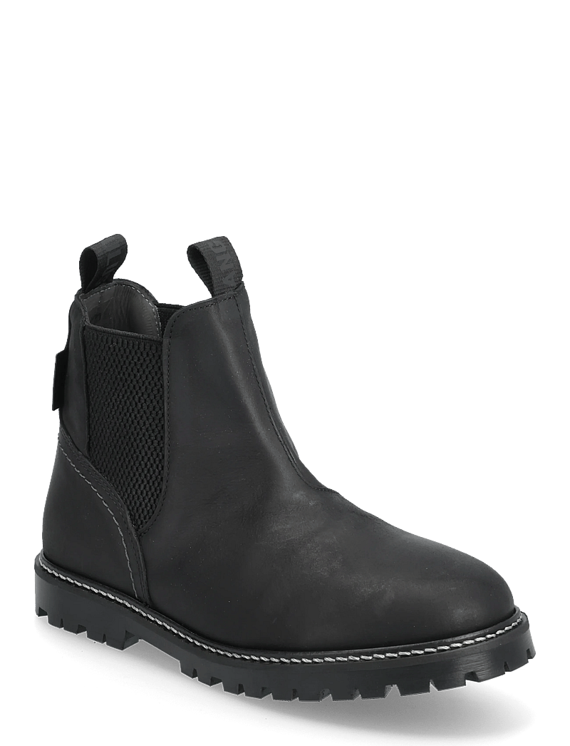ANGULUS - Booties - flat - with elastic - saapad - 1652/053 black/black - 0