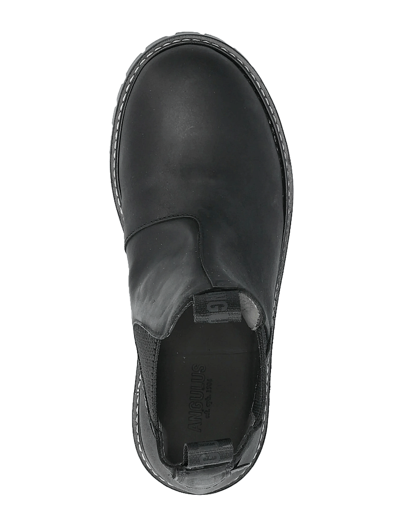 ANGULUS - Booties - flat - with elastic - saapad - 1652/053 black/black - 3