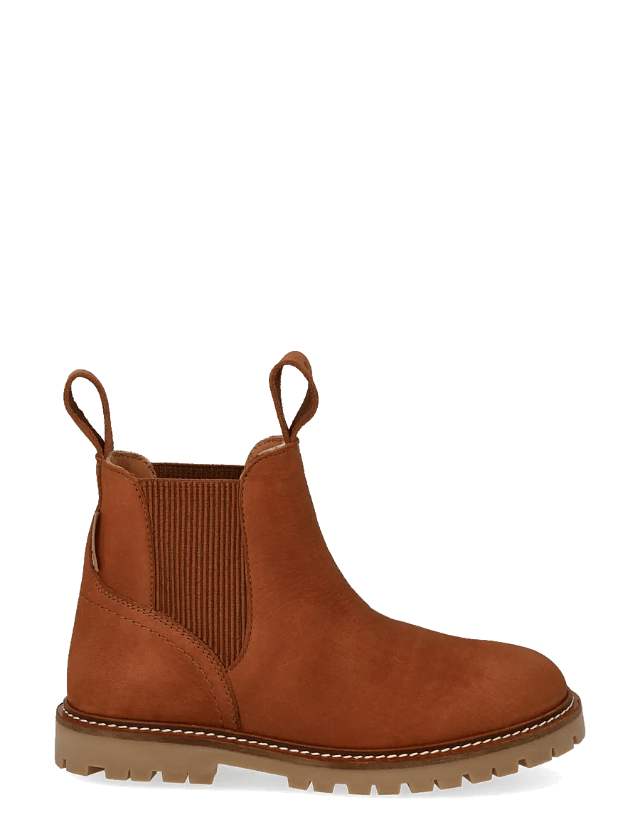 ANGULUS - Booties - flat - with elastic - stiefel - 2583/040 cognac/c - 1