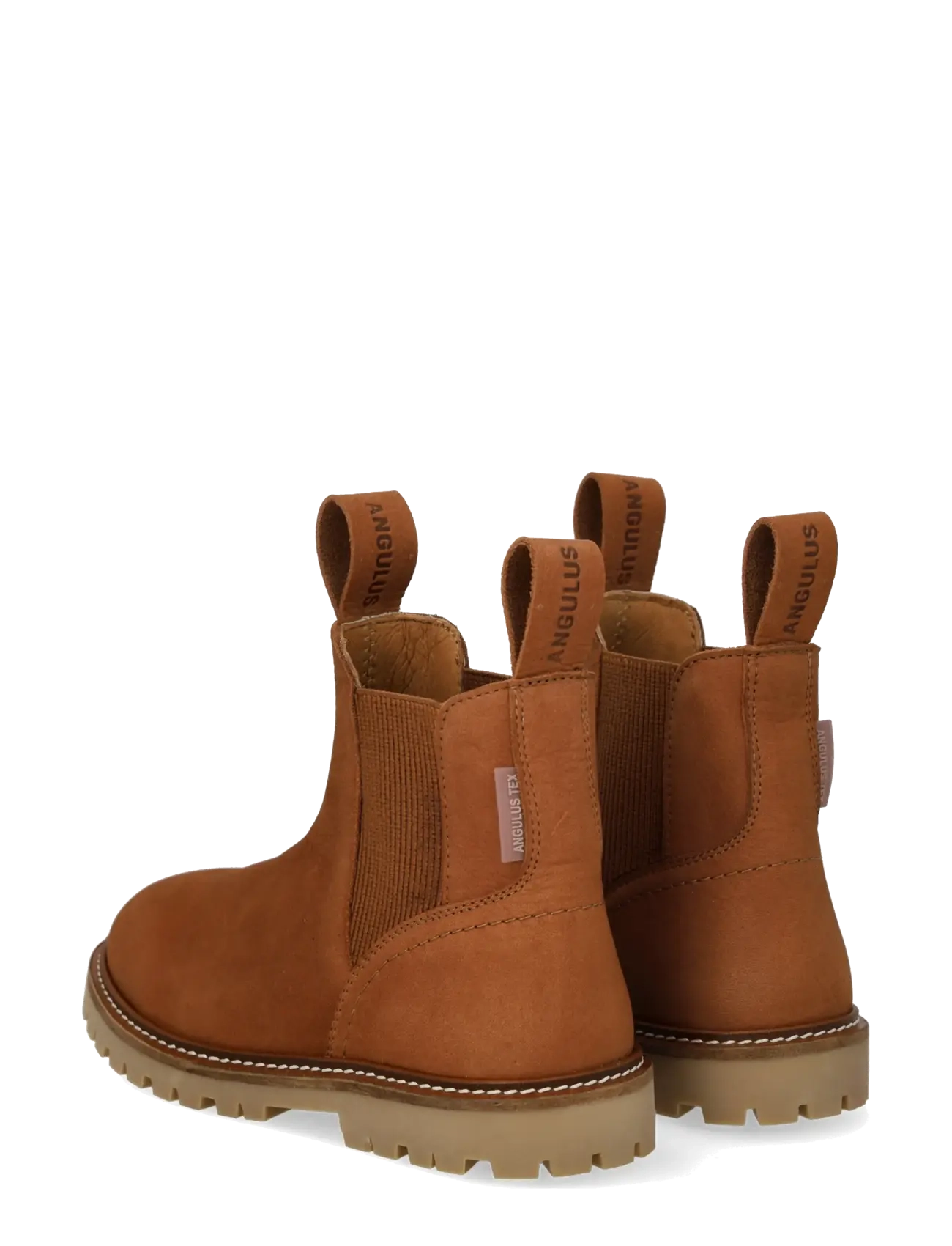 ANGULUS - Booties - flat - with elastic - 2583/040 cognac/c - 2