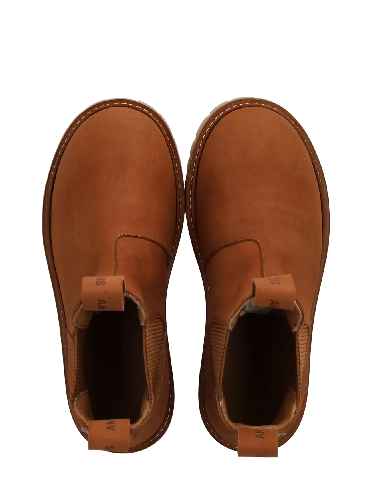 ANGULUS - Booties - flat - with elastic - 2583/040 cognac/c - 3