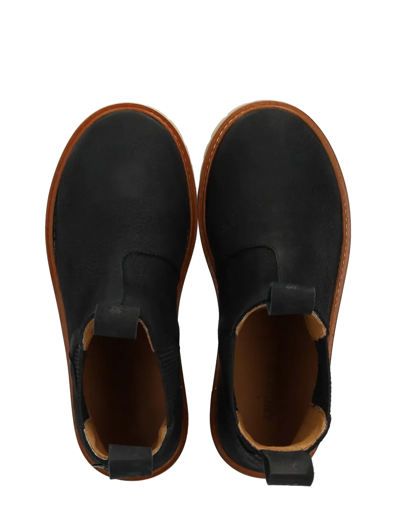 ANGULUS - Booties - flat - with elastic - 2584/019 black/black - 3