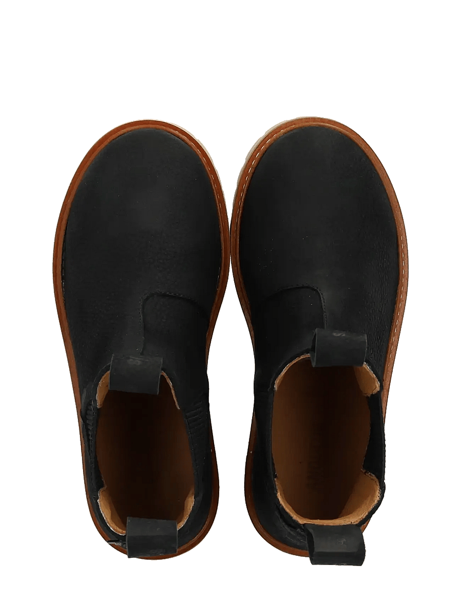 ANGULUS - Booties - flat - with elastic - stiefel - 2584/019 black/black - 3
