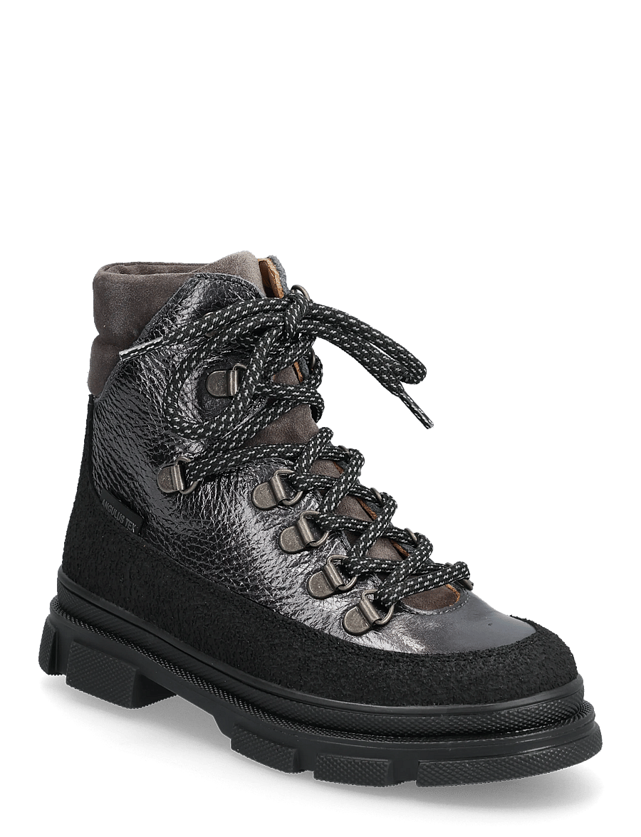 ANGULUS - Boots - flat - with laces - sko - 1321/4029/1772/1772 black/blac - 1