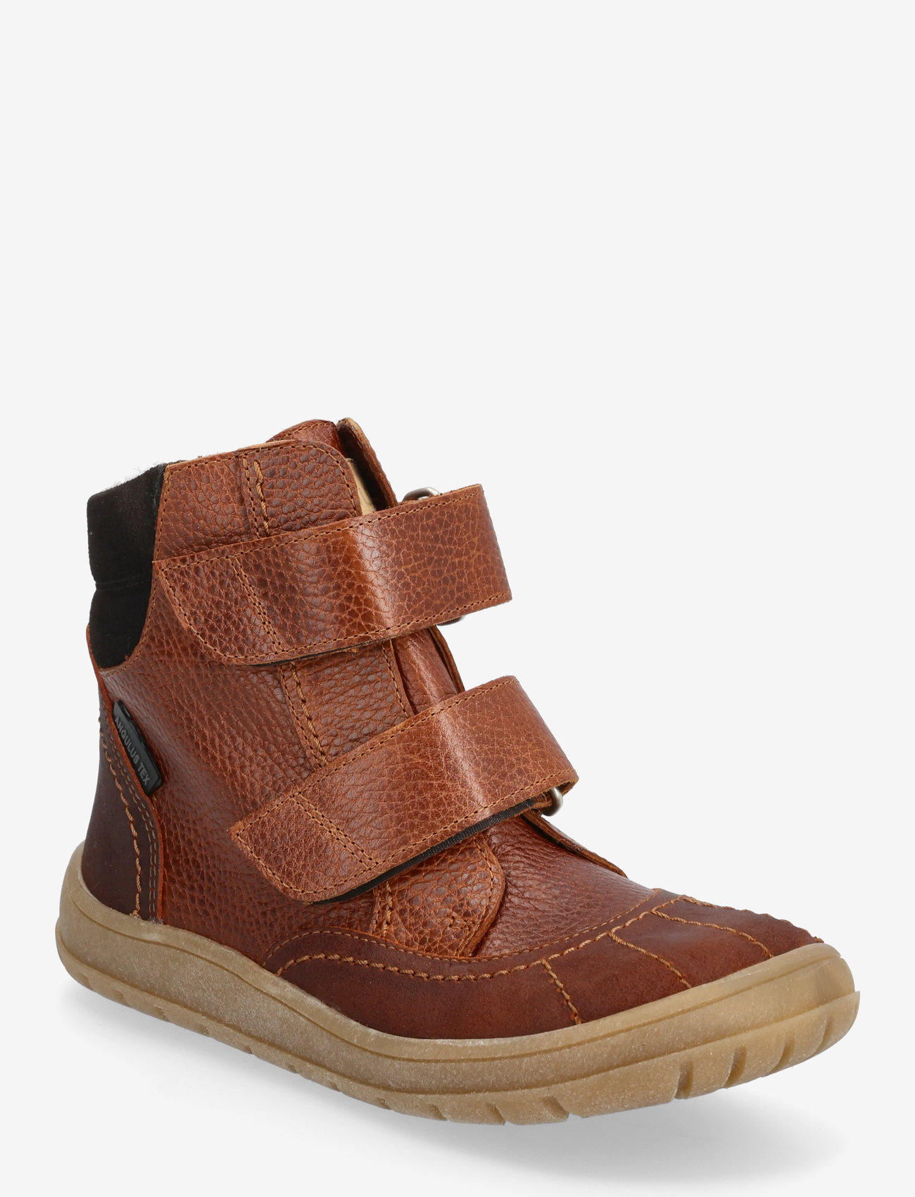 ANGULUS - Boots - flat - with velcro - vinterstövlar - 2101/2509/4072/1779 cognac/oat - 0