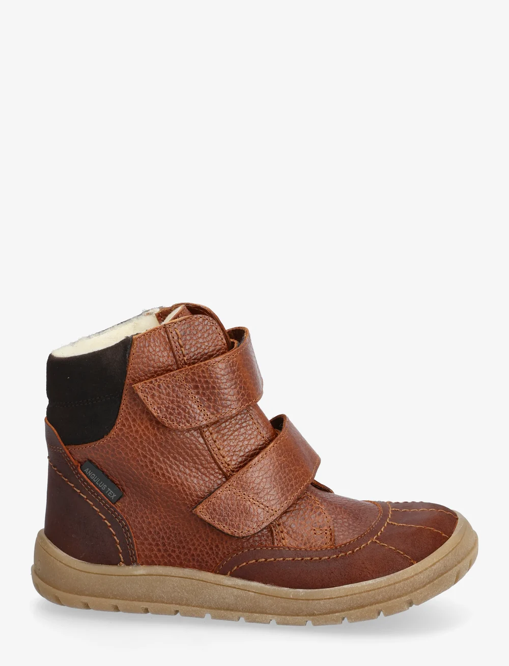 ANGULUS - Boots - flat - with velcro - vinterstövlar - 2101/2509/4072/1779 cognac/oat - 1