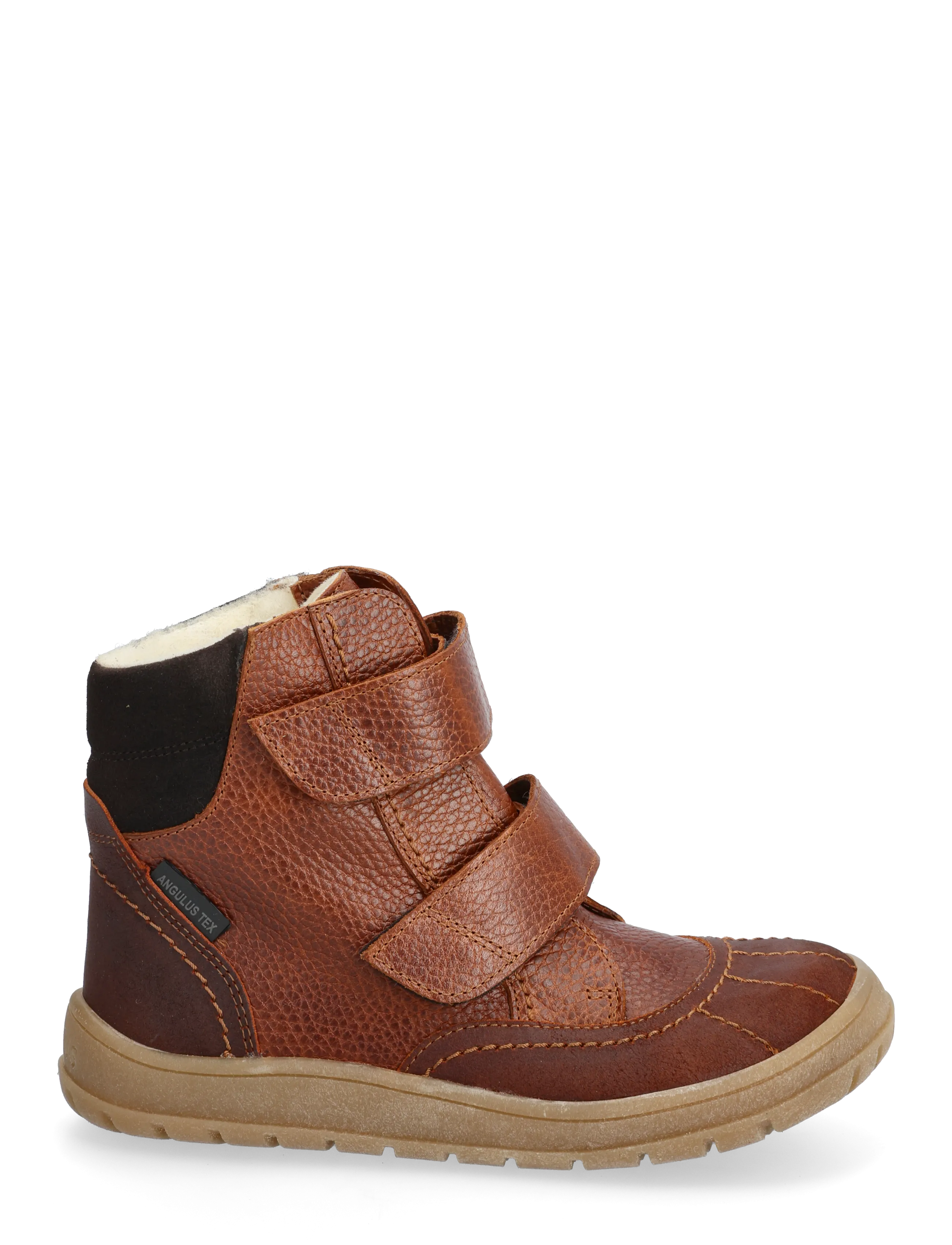 ANGULUS - Boots - flat - with velcro - rudens apavi - 2101/2509/4072/1779 cognac/oat - 1