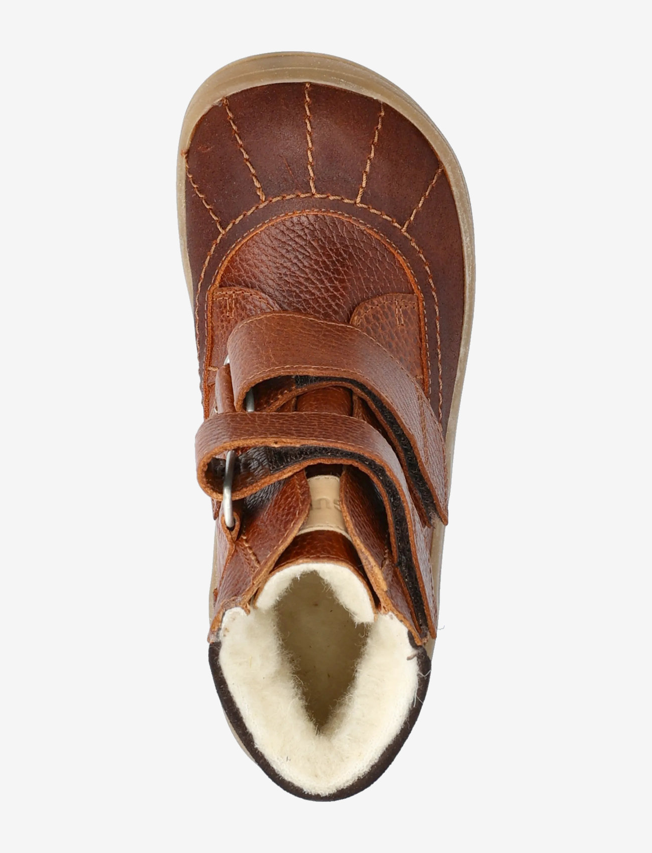 ANGULUS - Boots - flat - with velcro - vinterstövlar - 2101/2509/4072/1779 cognac/oat - 3