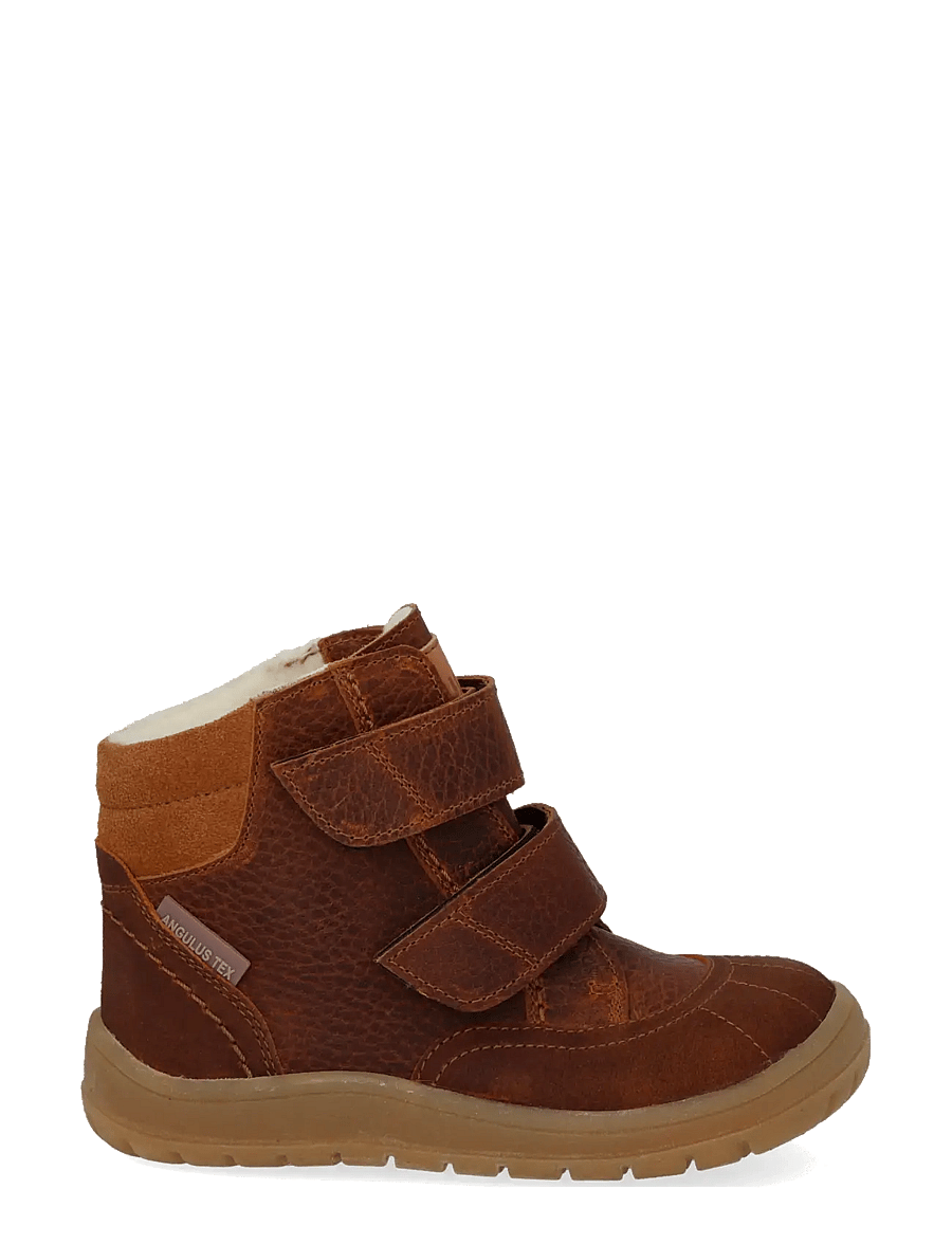 ANGULUS - Boots - flat - with velcro - talvesaapad - 2101/2509/1789/2219 cognac/cog - 2