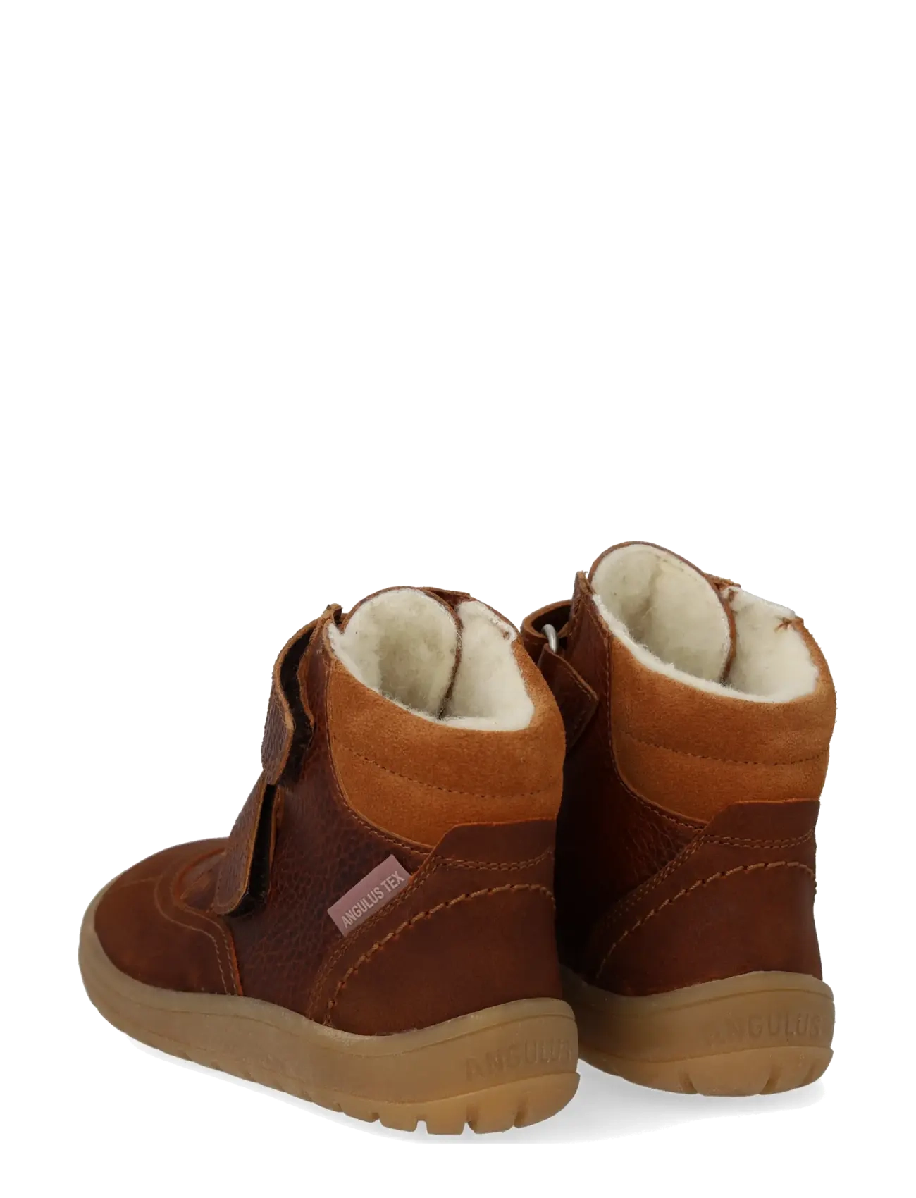 ANGULUS - Boots - flat - with velcro - talvesaapad - 2101/2509/1789/2219 cognac/cog - 3