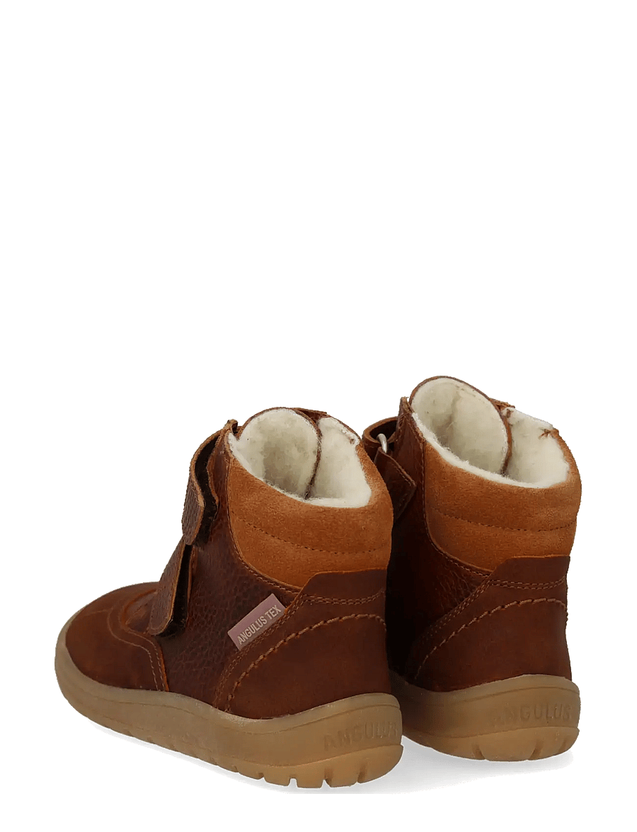 ANGULUS - Boots - flat - with velcro - talvesaapad - 2101/2509/1789/2219 cognac/cog - 3