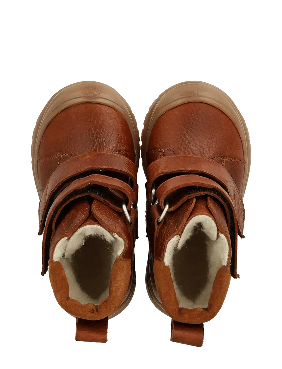 ANGULUS - Boots - flat - with velcro - talvesaapad - 2509/2219 cognac - 3