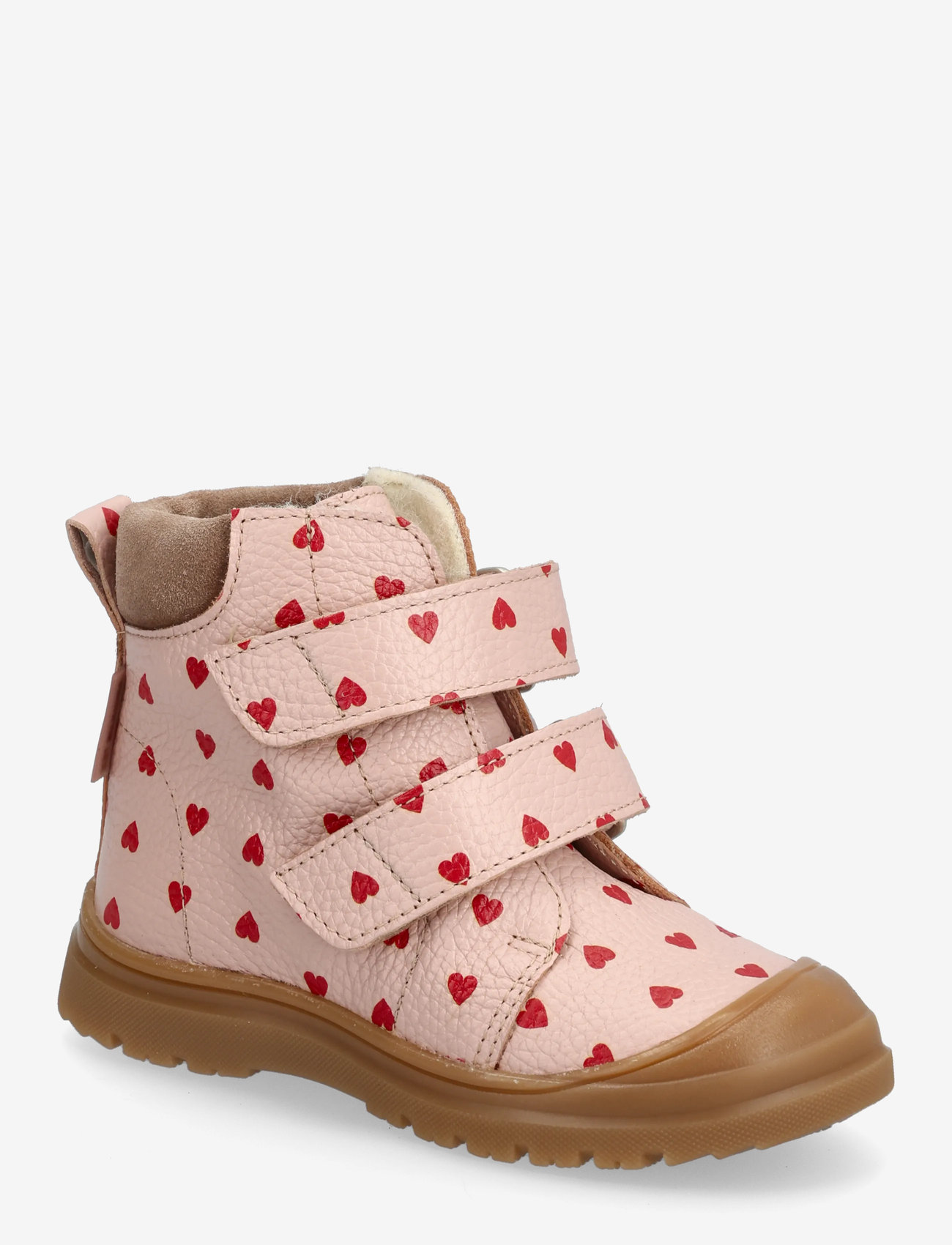ANGULUS - Boots - flat - with velcro - sügisjalanõud - 3301/1770 rose hearts/dusty ma - 0
