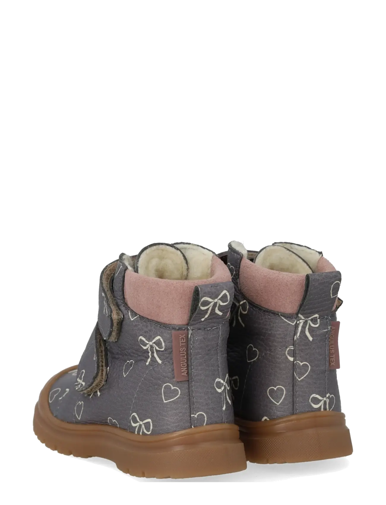 ANGULUS - Boots - flat - with velcro - vinterstøvler - 3906/3233 romancing/faded rose - 2