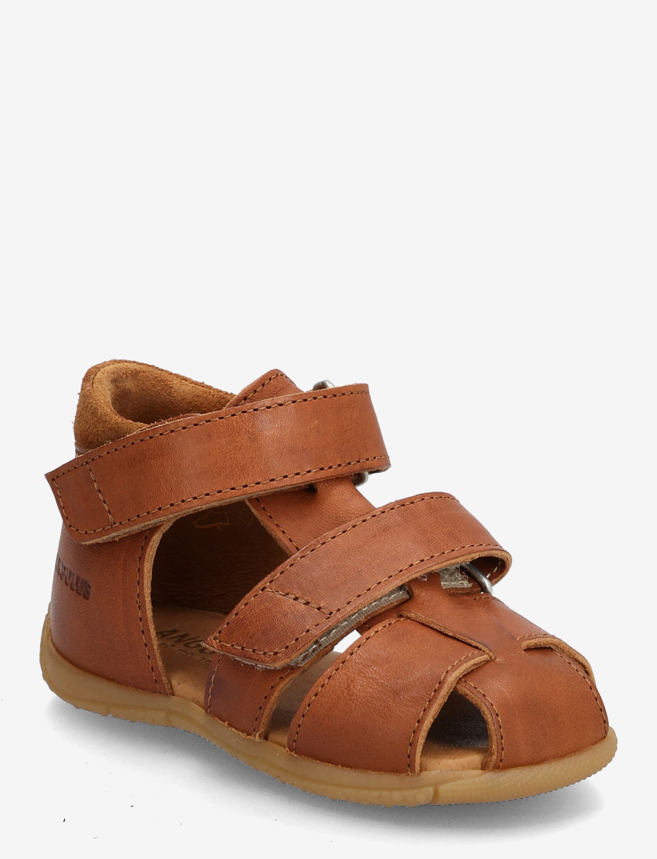 ANGULUS - Sandals - flat  - closed toe - kingad - 1545/2219 cognac/cognac - 1