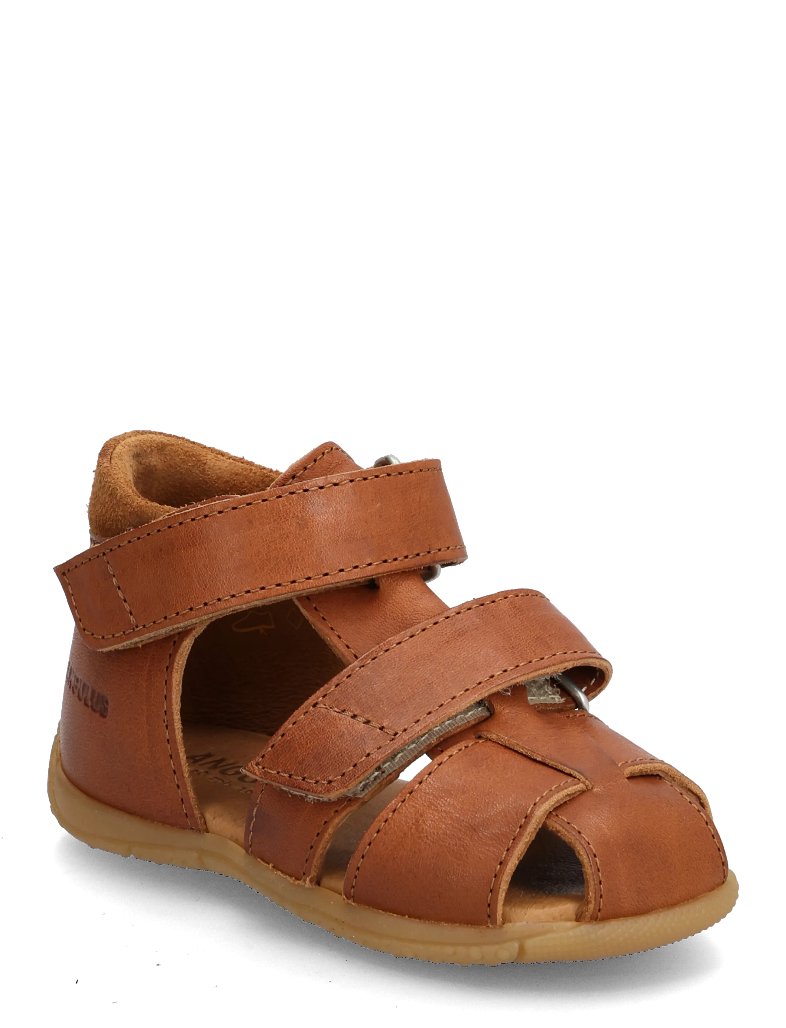 ANGULUS Sandals - flat  - closed toe - Shoes - 1545/2219 COGNAC/COGNAC / brown