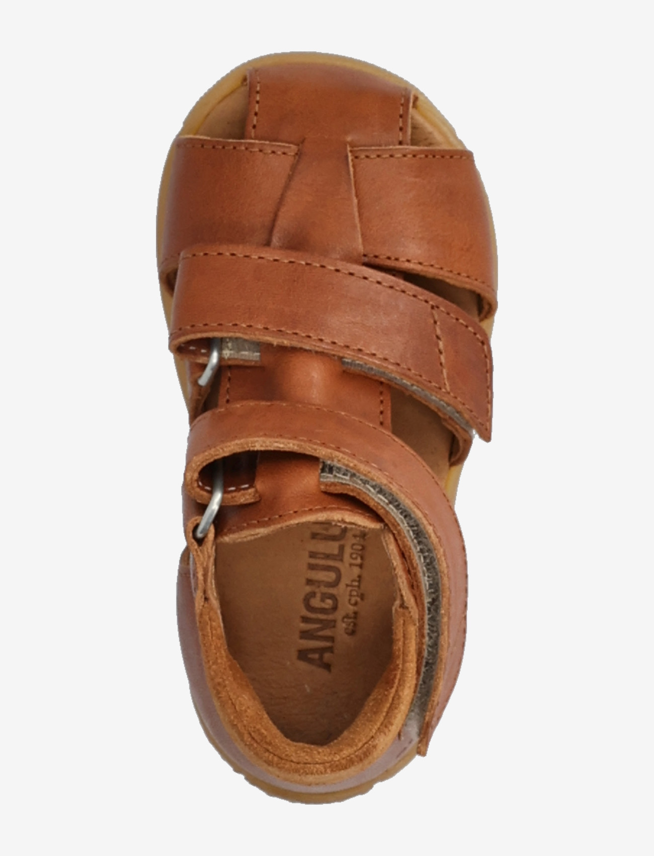 ANGULUS - Sandals - flat  - closed toe - kingad - 1545/2219 cognac/cognac - 4