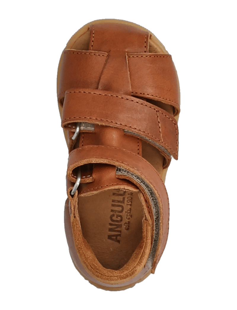 ANGULUS - Sandals - flat - closed toe - kingad - 1545/2219 cognac/cognac - 4